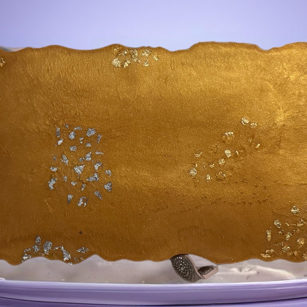 Gold and Silver Jewelry Tray